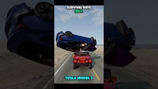 Chance of survival with different vehicles #beamng #beamngdrive #game #gaming #satisfying #car #cars