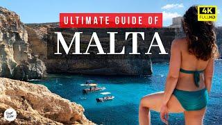 MALTA 4K | travel guide of Malta (Gozo, Comino, Valletta and more)