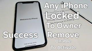 April 2024 Any iPhone Locked to Owner Remove️iCloud Unable to Activate Unlock Success️
