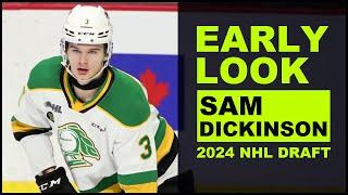 SAM DICKINSON Highlights | 2024 NHL Draft