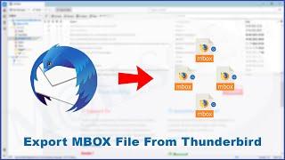 Steps to Backup or Export Emails from Thunderbird to MBOX Format on Hard Drive | Tutorial Video 2023