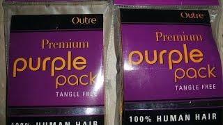 LET'S TALK PREMIUM PURPLE PACK HAIR 100% HUMAN HAIR