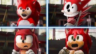 Sonic RED The Hedgehog Movie Choose Favorite Design (uh meow meow )