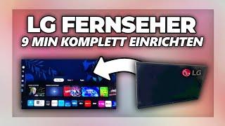 LG Fernseher komplett einrichten - Erstinstallation 2025