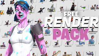 The *BEST* FREE Fortnite Render Pack (Google Drive) PC/Mobile