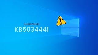 Windows 10 KB5034441 Fails to Install - Causes Major Issues - There is a "Fix," but just Ignore it
