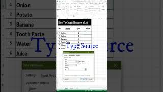 Excel Dropdown List | Technical Ustad #dropdownlist #dropdownbox #formelement