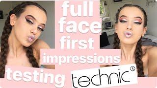 Full Face First Impressions Testing Technic  | Summer Xo