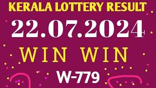 WIN WIN W-779 KERALA LOTTERY RESULT 22.07.2024