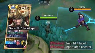 TOP GLOBAL LAPU LAPU 1min - level4 NEW ROTATION TUTORIAL 2024!! (must try)