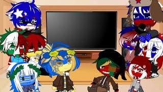 Countryhumans react to “EUROPE IS GAY”||countryhumans||gacha club