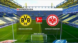 Borussia Dortmund vs Eintracht Frankfurt | Signal Iduna Park | 2020-21 Bundesliga | PES 2021