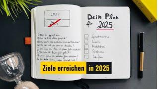 Jahresreflexion & Vorsätze: So startest du 2025 erfolgreich⏐ Werde produktiv