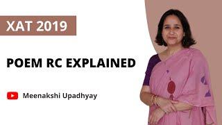 XAT Poem RC 2019 | Explained by Meenakshi Upadhyay | XAT Preparation | Mindworkzz