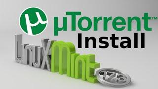 How to install uTorrent  in Linux Mint / Ubuntu