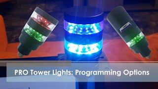 PRO Signal Tower Lights - Programming options and customizations