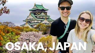 Osaka CHERRY BLOSSOMS | Japan VLOG & Travel Tips | Sakura Season, Osaka Castle, & Shitenno-ji Temple