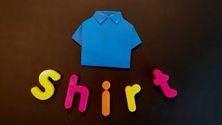 [Origami] Shirt - How to Make Origami Shirt - Paper Shirt DIY Tutorial