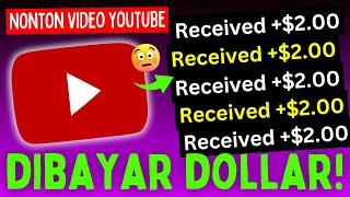 TERNYATA BISA!! NONTON VIDEO YOUTUBE, DIBAYAR DOLLAR TANPA MODAL & TERBUKTI MEMBAYAR!