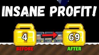 INSANE PROFIT METHOD WITH FLOUR !!! (NO FARMING!!!) | Growtopia How To Get Rich 2021 | TriggerFear