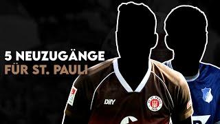 FC St. Pauli: 5 Transfers für den Klassenerhalt in der Bundesliga!