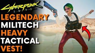 Cyberpunk 2077 - Free Legendary Militech Heavy Tactical Vest!! (Location & Guide)