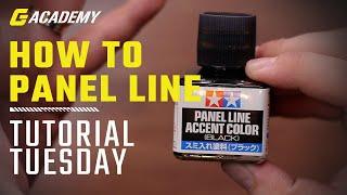 HOW TO PANEL LINE YOUR GUNPLA | TUTORIAL TUESDAY