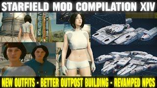 Starfield Mods Compilation 14 - Revamped NPCs, Outpost Building+, New Clothing, & More | Starfield