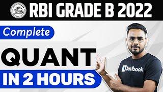 RBI Grade B Quant Preparation 2022 | Complete Maths for RBI Grade B Officer | Questions by Sumit sir