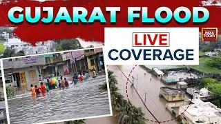 Gujarat Rains LIVE: Heavy Rainfall Wreak Havoc, Triggers Flash Floods | IMD Issues Red Alert