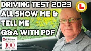 Show Me Tell Me Questions And Answers 2023: UK driving test questions | Paul Kerr Driving School