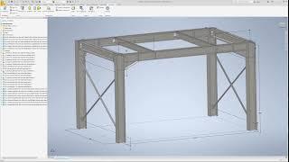 Structural Steel Design with Autodesk Inventor - SolidSteel parametric Product Video