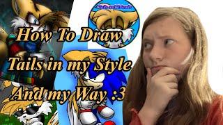 How To Draw Tails// One-Take Tutorial//