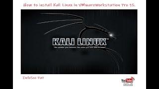 How to Install Kali Linux 2019.3 on VMware Workstation 15 & Install VMware tools 2019