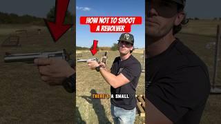 How not to shoot a revolver