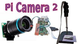 Raspberry Pi Picamera2 - Updated libraries using libcamera - demo with HQ camera microscope