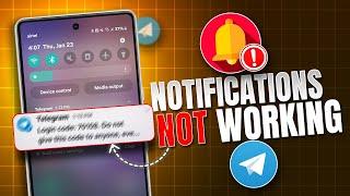 How to Fix Telegram Notifications Not Working on Android | Fix Telegram Notification Issues