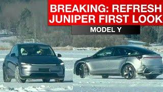 BREAKING: Tesla Model Y Juniper Refresh Spotted!! First Look At Uncovered Model Y Refresh Details!!