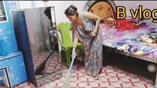 nighty vlog Indian house wife home cleaning vlog/How I manage my daily Morning Routine /b vlogs