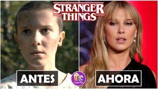 Actores de "STRANGER THINGS" (2016) Antes y Después (2022)