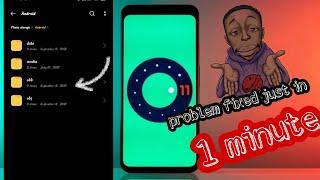 How to move files to obb folder in android 11/problem fixed just in one minute#android11#obb