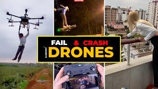 Funny Fail & Crash Drone Compilation #1