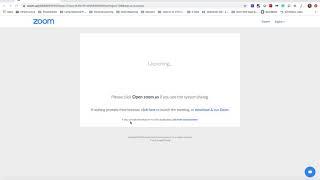 Joining a Zoom Meeting from Browser