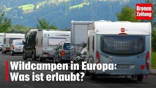 Wildcampen in Europa: Was ist erlaubt? | krone.tv NEWS