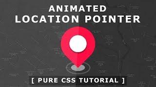 Location Pointer Animation -Pure Css Pulse Animation Effects