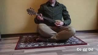 Greek baglamas played in Turkish bağlama saz style - Cc gg Dd tuning