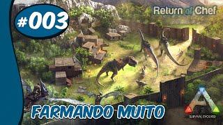 ARK Survival Evolved #3 Farmando Muito