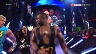 Big E Langston Accidentally Hits A.J. Lee - WWE Raw - April 8th 2013 | 1080p