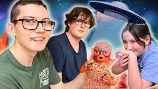 *REBORN REACTIONS* Giving my BROTHERS a REBORN ALIEN