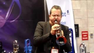 Trumpet player-NAMM Show 2016